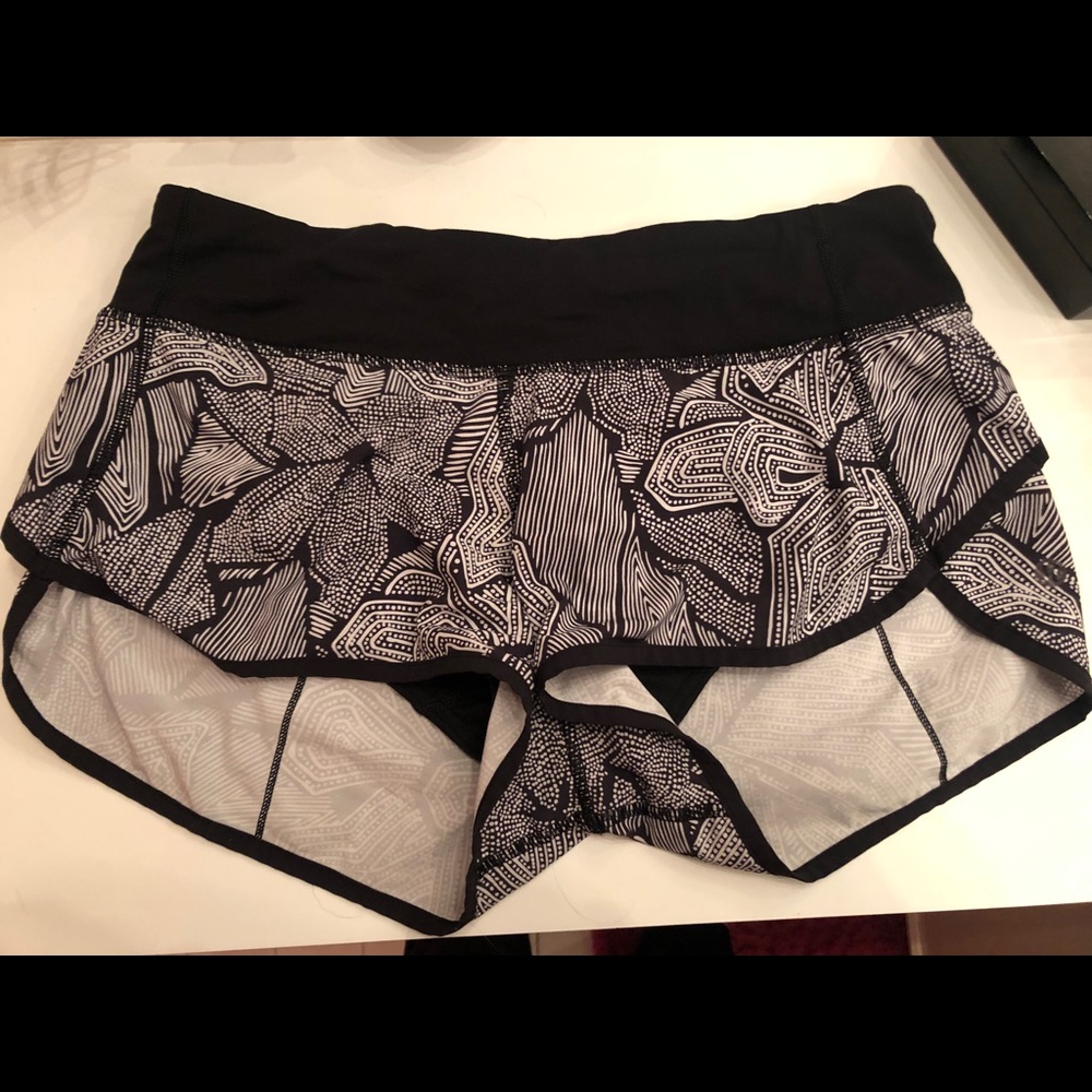 Size 6 Lululemon Speed Shorts